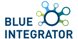 Blue integrator logotyp