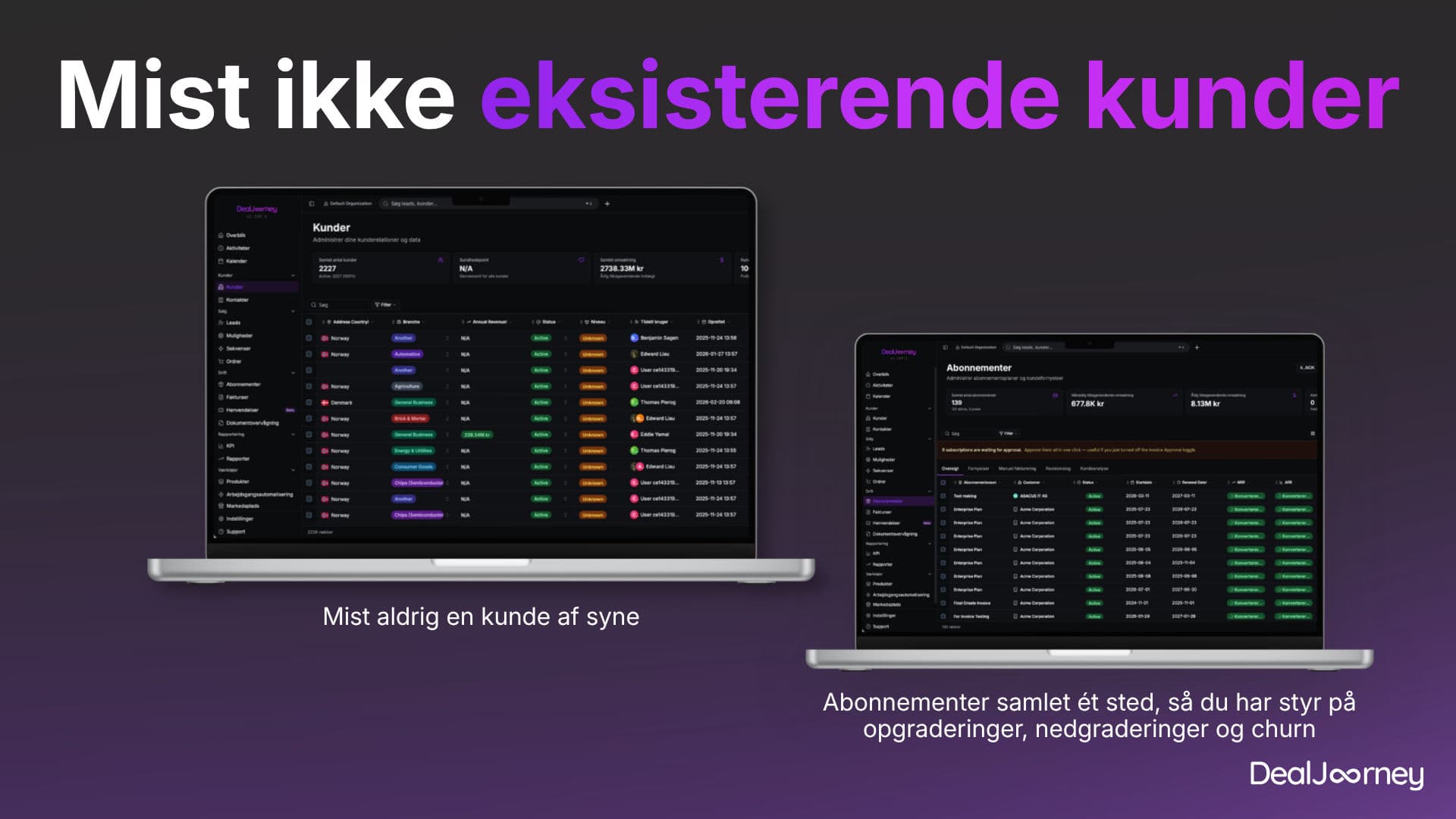 DealJourneyCRM skärmdump 13
