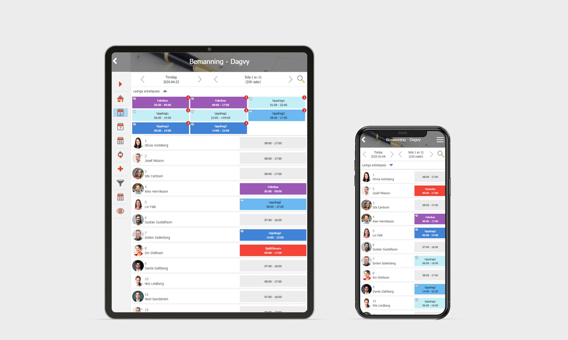 flex plan - bemanning app