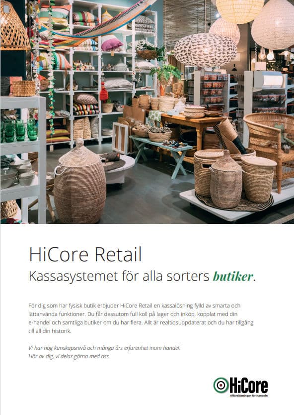 HiCore Retail skärmdump 1