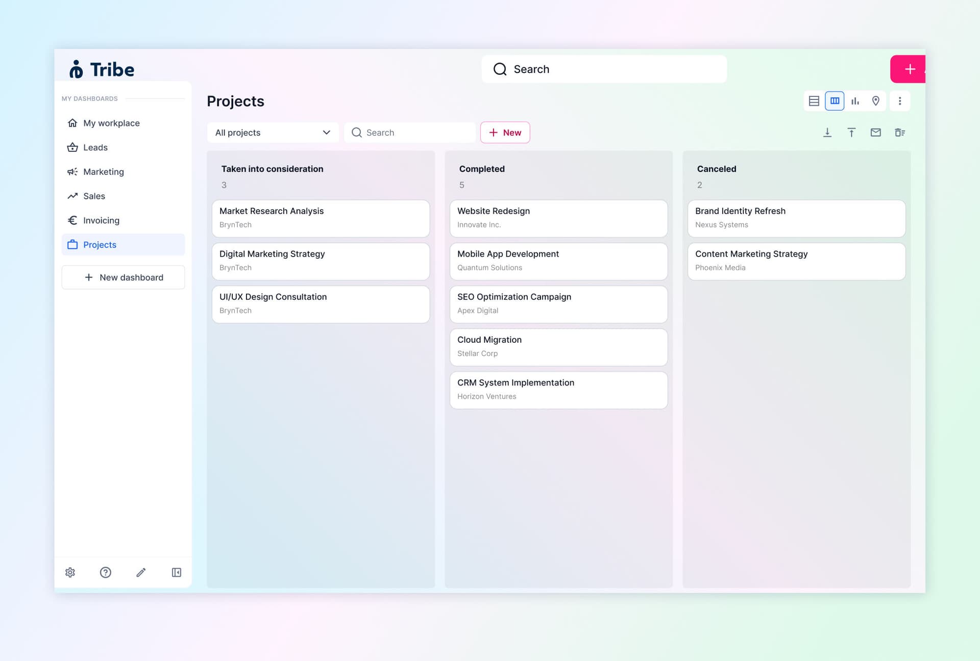 Tribe - Project management
