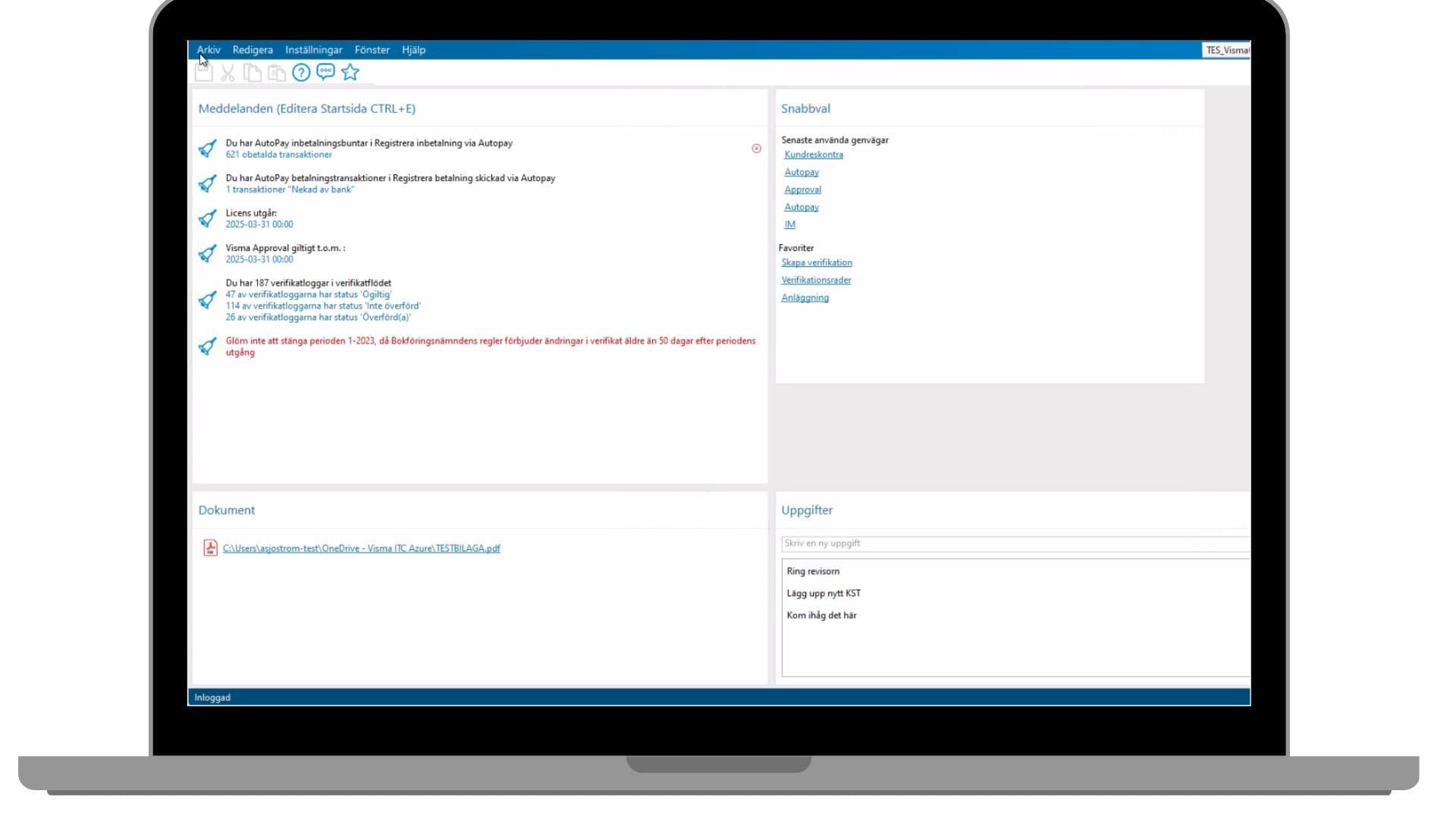 Control Edge skärmdump 2